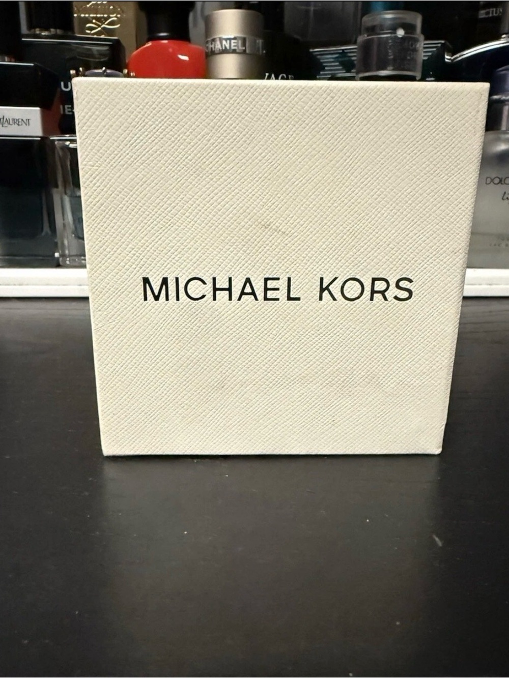 Michael Kors Cream Box with Black Logo